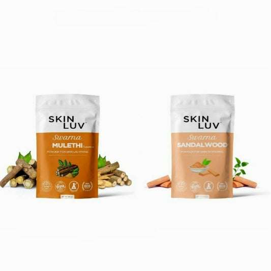 SkinLuv Swarna Mulethi Powder And Sandalwood Powder Combo - usa canada australia