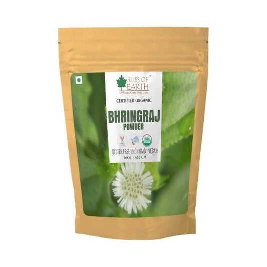 Bliss of Earth Certified Organic Bhringraj Powder - buy in USA, Australia, Canada