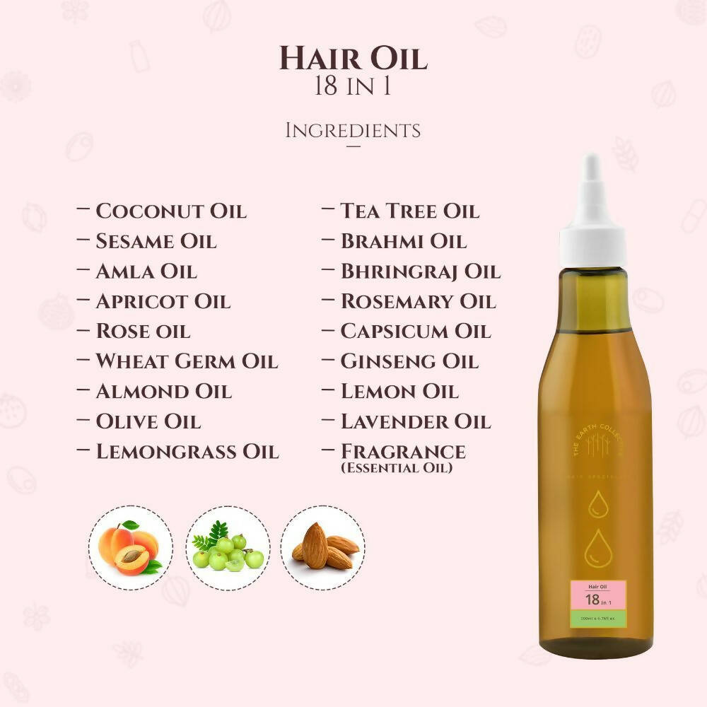 The Earth Collective 18 In 1 Hair Oil