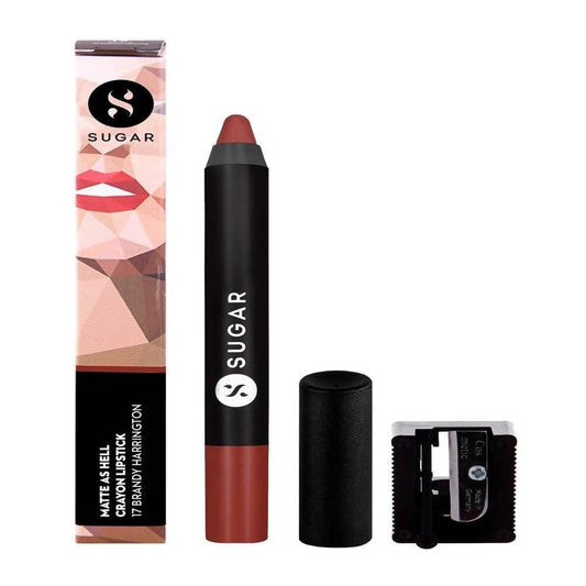 Sugar Matte As Hell Crayon Lipstick - Brandy Harrington (Rusty Reddish Pink)