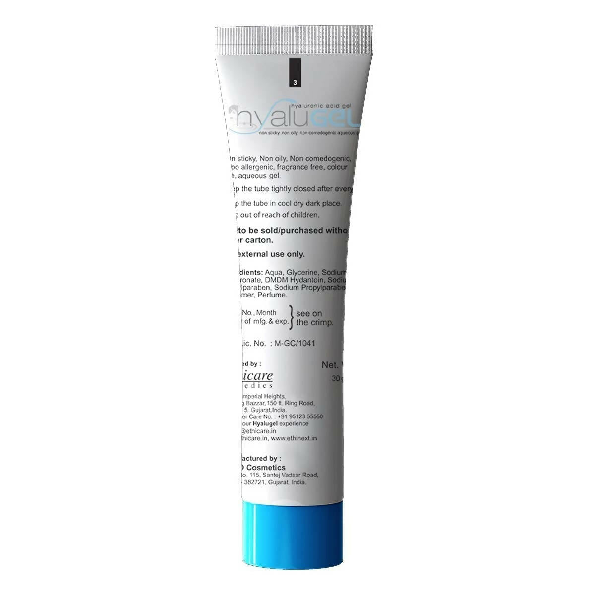 Hyalugel Moisturizing Hyaluronic Acid Gel