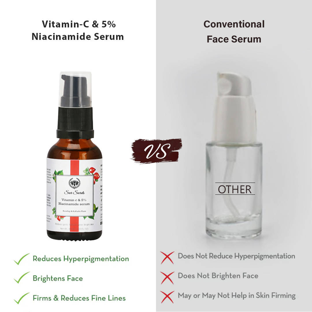 Seer Secrets Vitamin C & 5% Niacinamide Serum