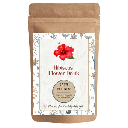 Satvi Wellness Hibiscus Flower Drink | Hibiscus Flower Tea | Hibiscus Tea - BUDNE