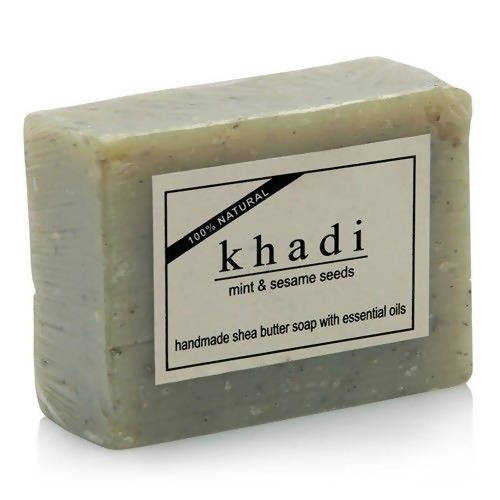Khadi Natural Mint & Sesame Seeds Soap