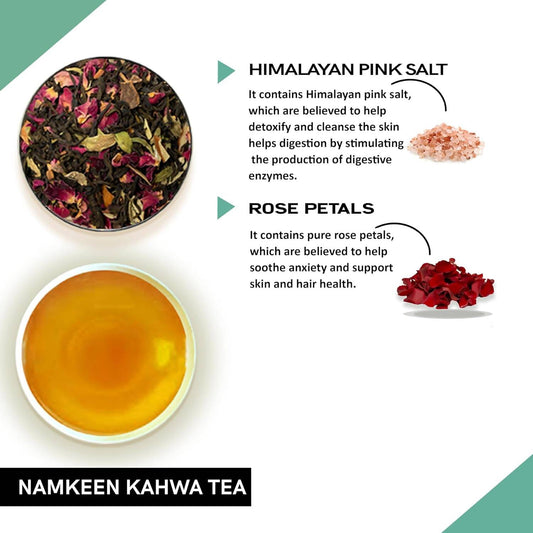 Teacurry Namkeen Kahwa Himalayan Pink Salt Tea Bags