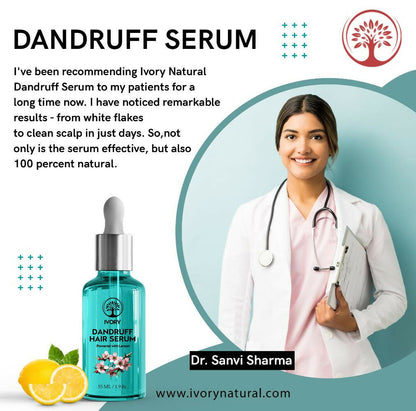 Ivory Natural Dandruff Hair Serum For Nourishing Dry Scalp