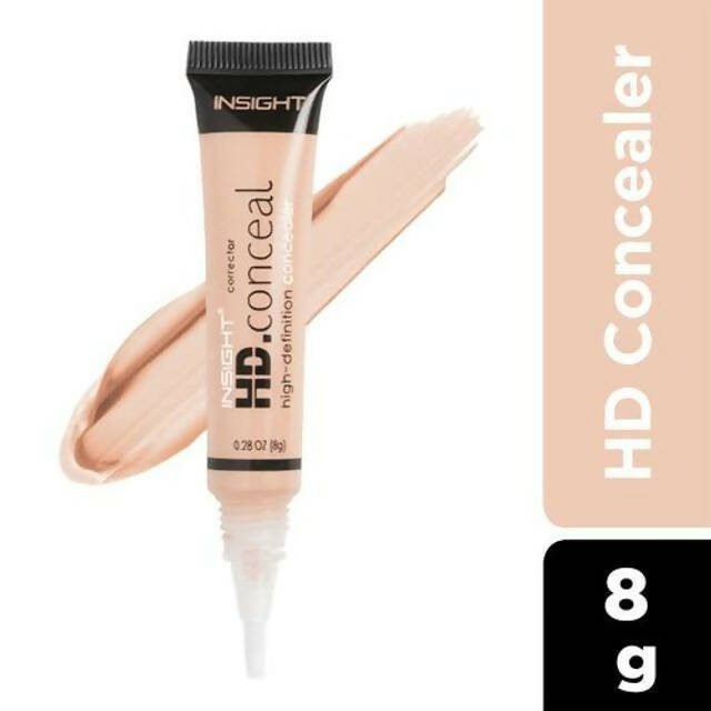 Insight Cosmetics Hd Concealer - Natural Finish, Water-Resistant - Sun Beige