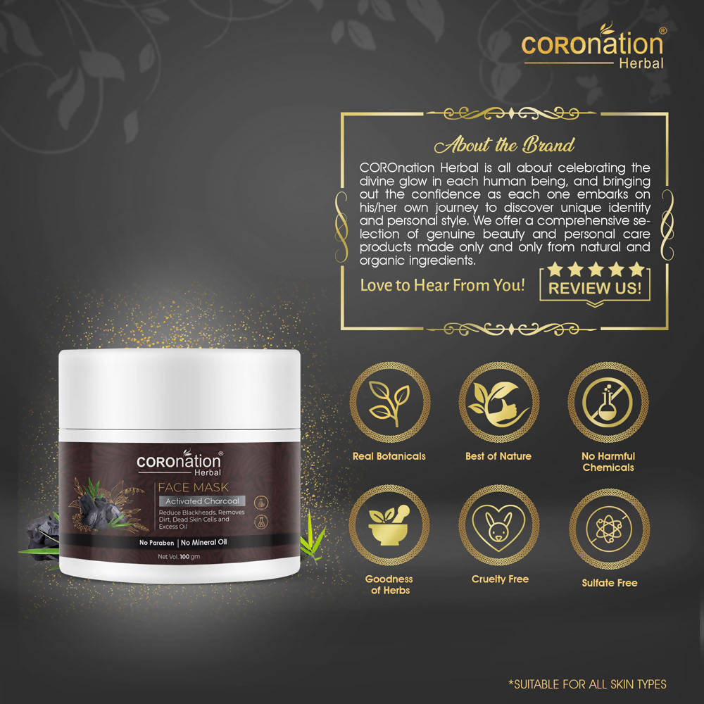 Coronation Herbal Activated Charcoal Face Mask