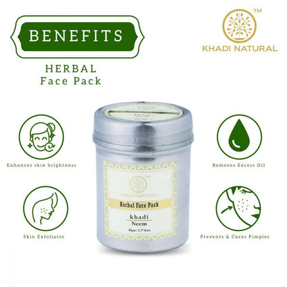 Khadi Natural Neem Herbal Face Pack
