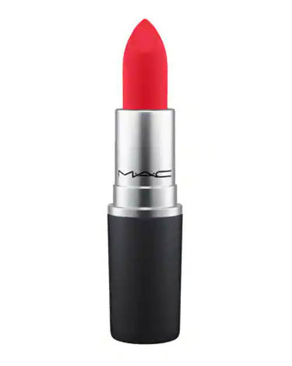 Mac Powder Kiss Lipstick - Lasting Passion Clean Bright Red