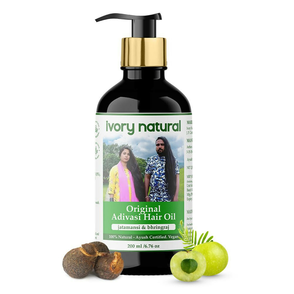 Ivory Natural Adivasi Hair Oil For Growth Of Hair, Hair Strengthening & Nourishment