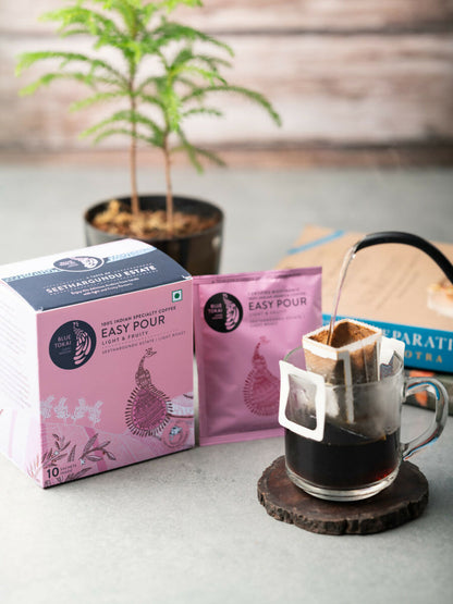 Blue Tokai Seethargundu Estate Light Roast Easy Pour Sachets