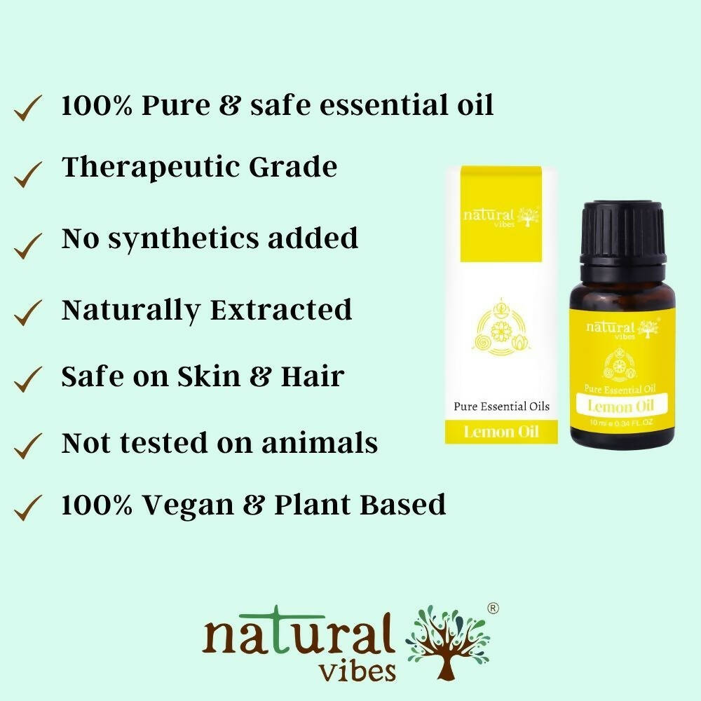 Natural Vibes Lemon Pure Essential Oil