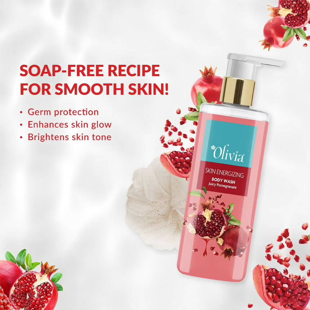 Olivia Skin Energizing Body Wash Juicy Pomegranate