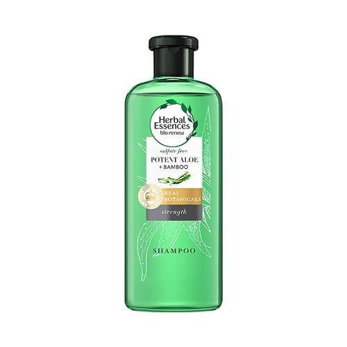 Herbal Essences Sulfate Free potent Aloe +Bamboo Real Botanicals Strength Shampoo 400 ml