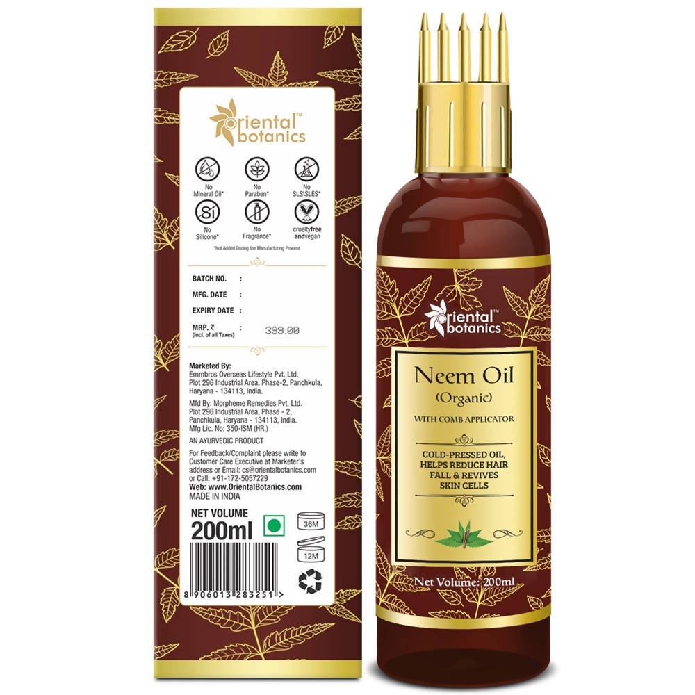 Oriental Botanics Organic Neem Oil