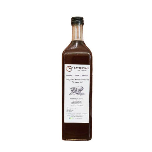 Satjeevan Organic Wood-Pressed Sesame Oil