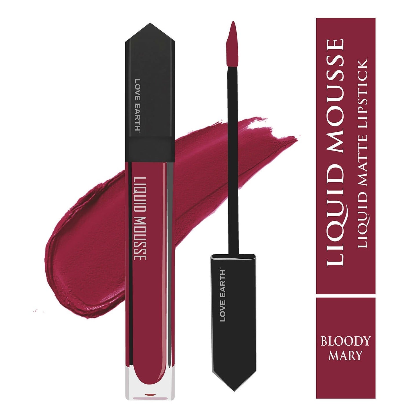 Love Earth Liquid Mousse Lipstick - Bloody Mary