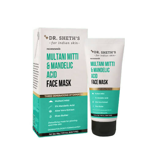 Dr. Sheth's Multani Mitti & Mandelic Acid Face Mask - BUDNE